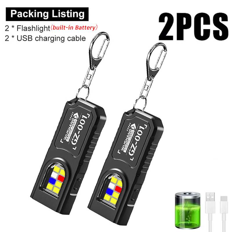 Fishing Light - Çok fonksiyonlu Anahtarlık El Feneri USB
