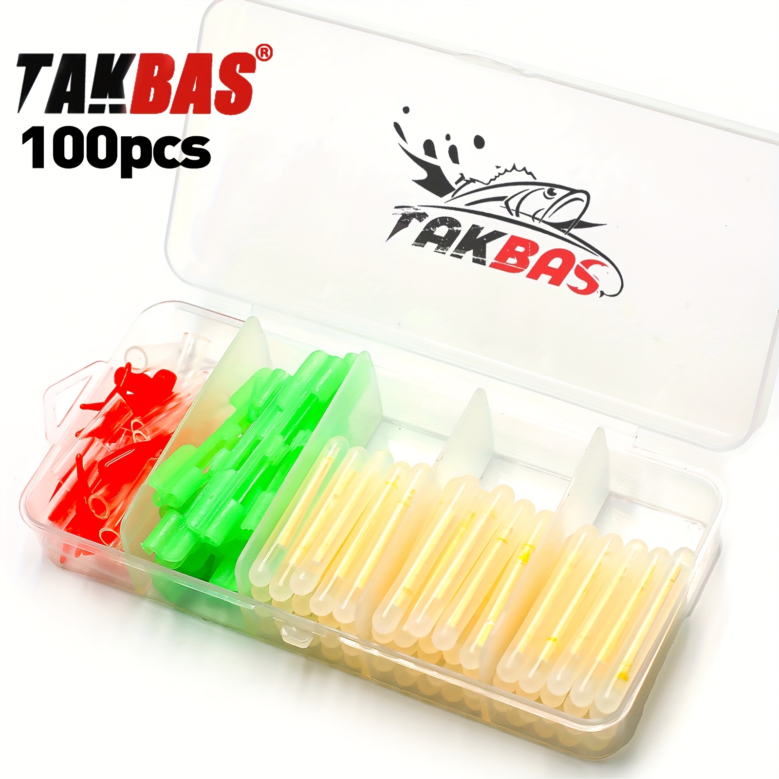 Fish Alarm - 100 adet balıkçılık kızdırma çubukları seti,