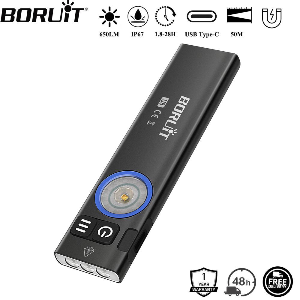 BORUiT U8 650LM EDC LED El Fen - Fishing Light incelemesi ve fiyatı