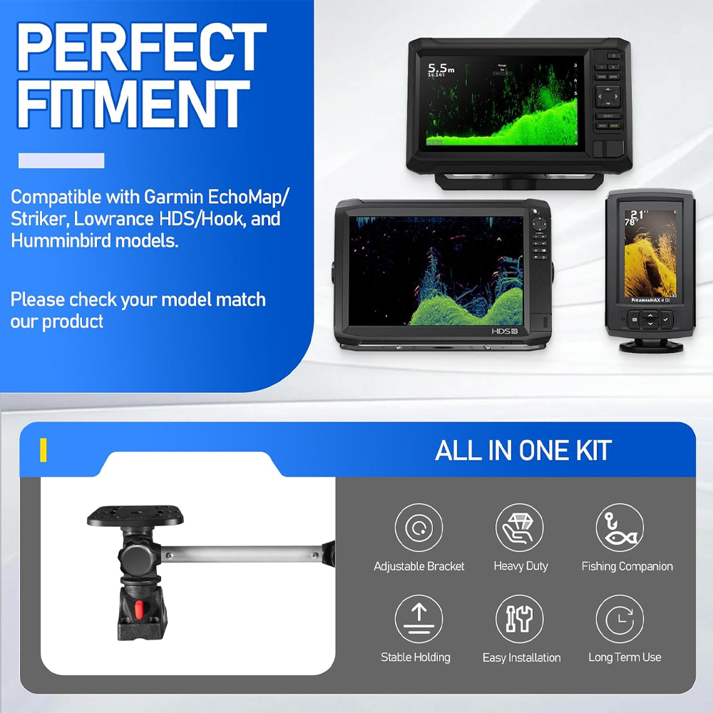 3006.8649 Taşınabilir Çubuk Ba - Fish Finder Mount incelemesi ve fiyatı