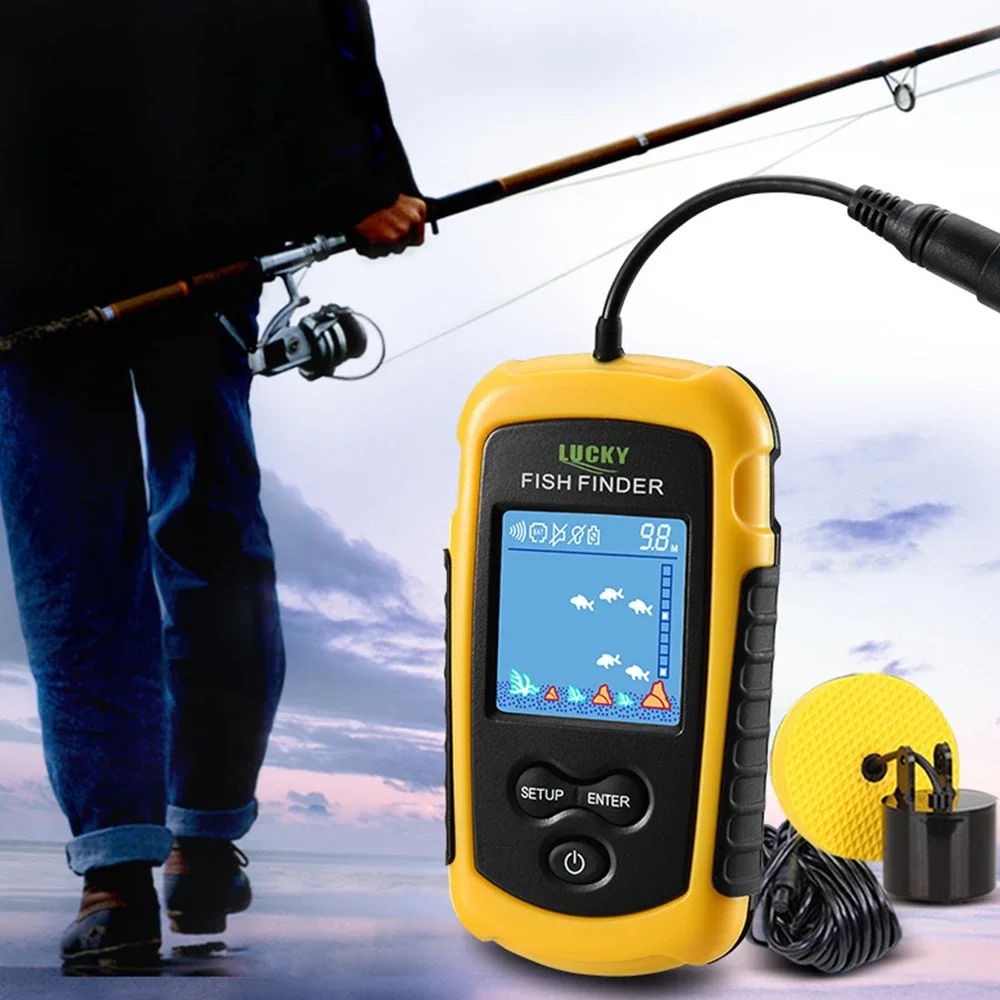 Şanslı LCD Renkli Ekran Taşına - Fishing Depth Finder incelemesi ve fiyatı