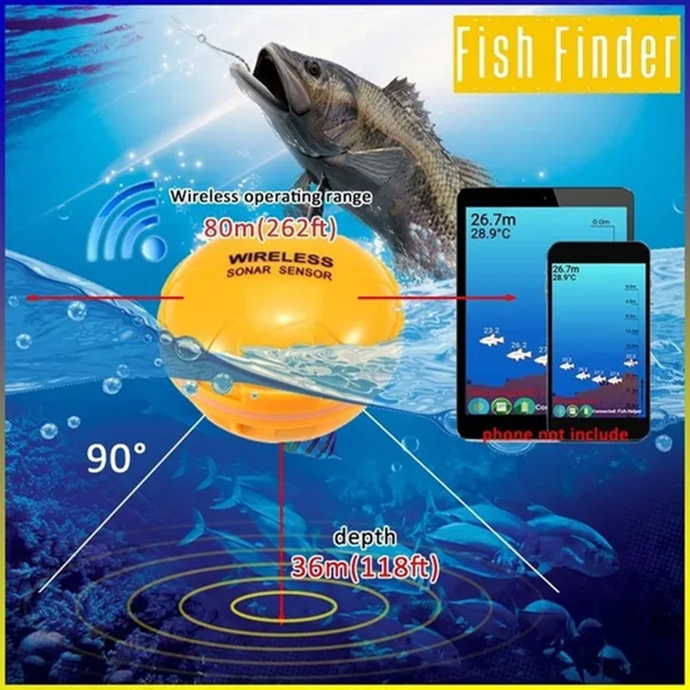 PUPOPAN 100 M Yepyeni Akıllı T - Fishing Depth Finder incelemesi ve fiyatı