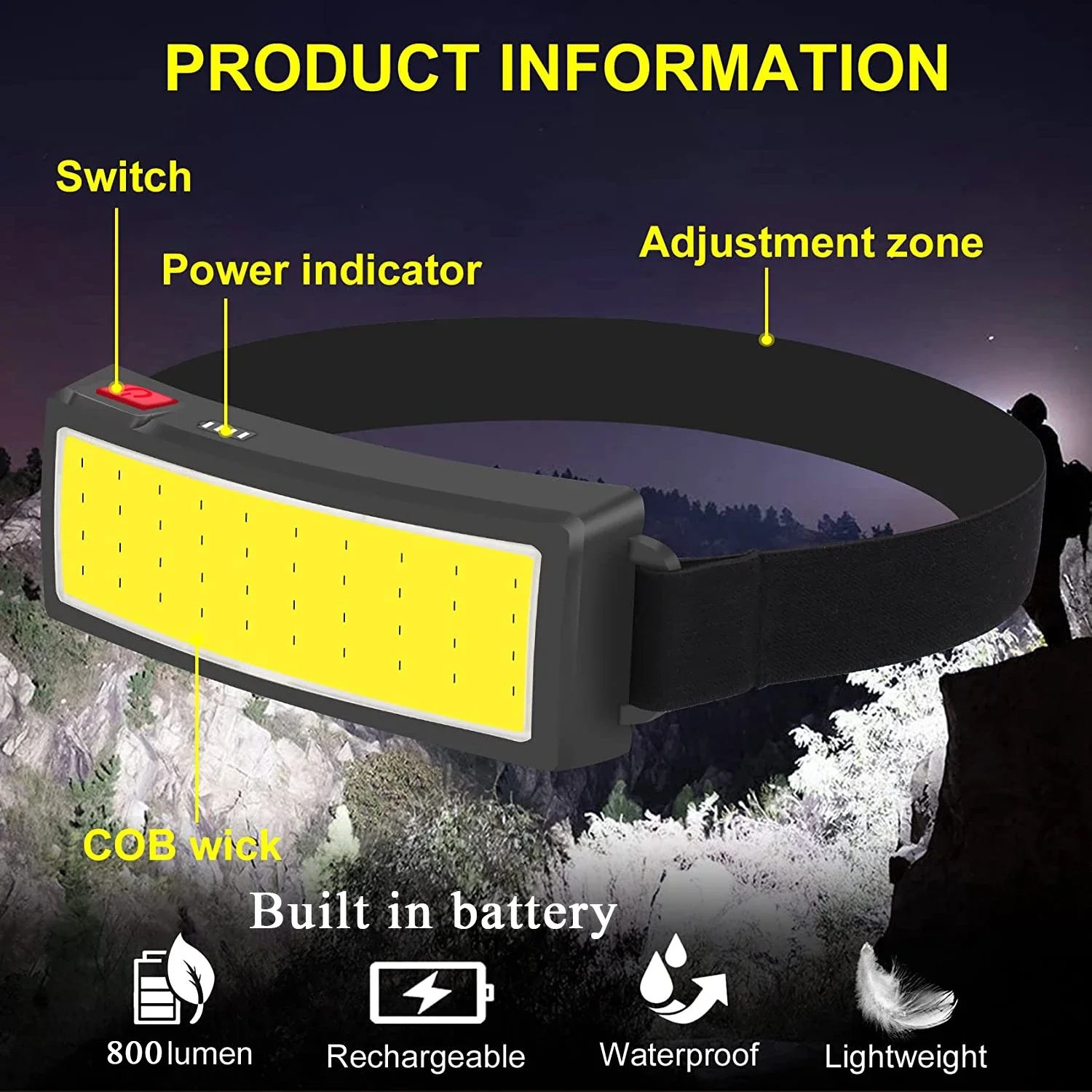 COB Taşınabilir LED Farlar Dış - Fish Finder Battery incelemesi ve fiyatı