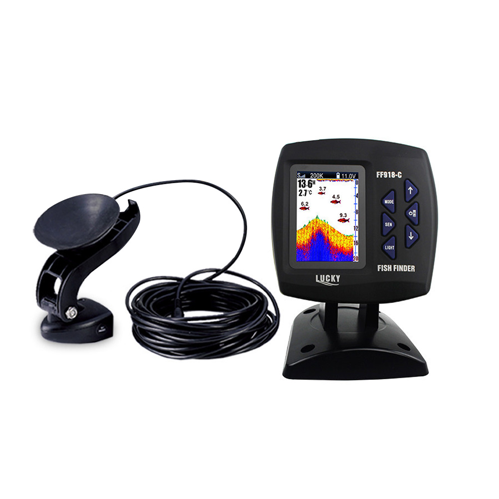 FF918-C100DS renkli ekran kabl - Fishing Depth Finder incelemesi ve fiyatı